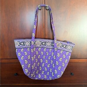 Vera Bradley Paisley Purple Tote